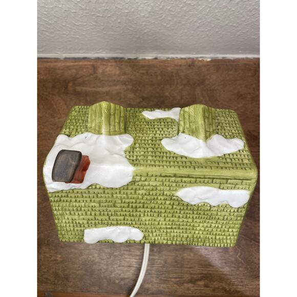 Americana Porcelain Collectible Christmas Village Candle Maker VTG 1991 Lighted - Picture 6 of 8